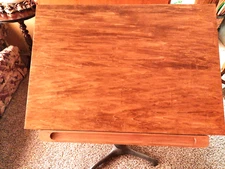 Vintage Hamilton Cast Iron Base Drafting / Drawing Table