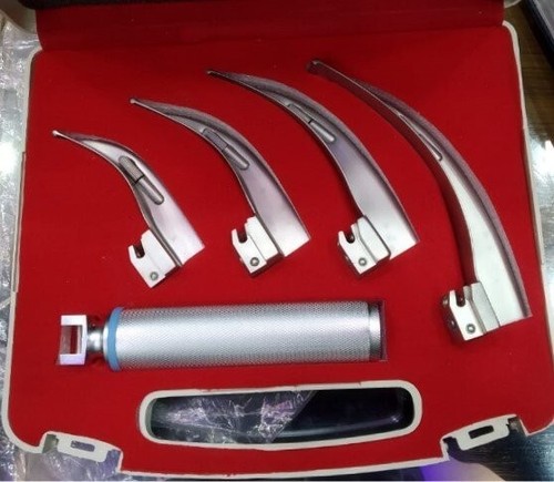 Premium 5er Set Laryngoskop Macintosh Intubationsklingen für Anästhesie - Bild 2 von 4