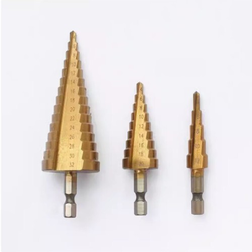 HSS Step Drill Bit Large Cone M35 Cobalt Hole Cutter For Metal Wood 4-12/20/32mm - Picture 6 of 8