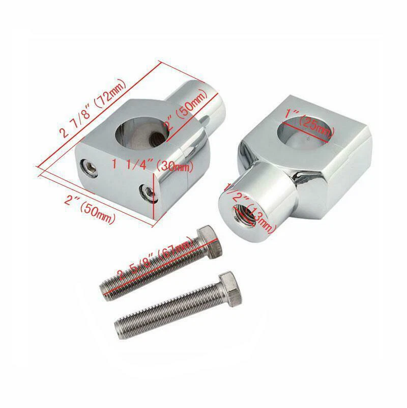 Motorcycle Handlebar Risers Mount For  Suzuki Savage 650 Marauder 800 1600  R＆L Foto 4 de 4