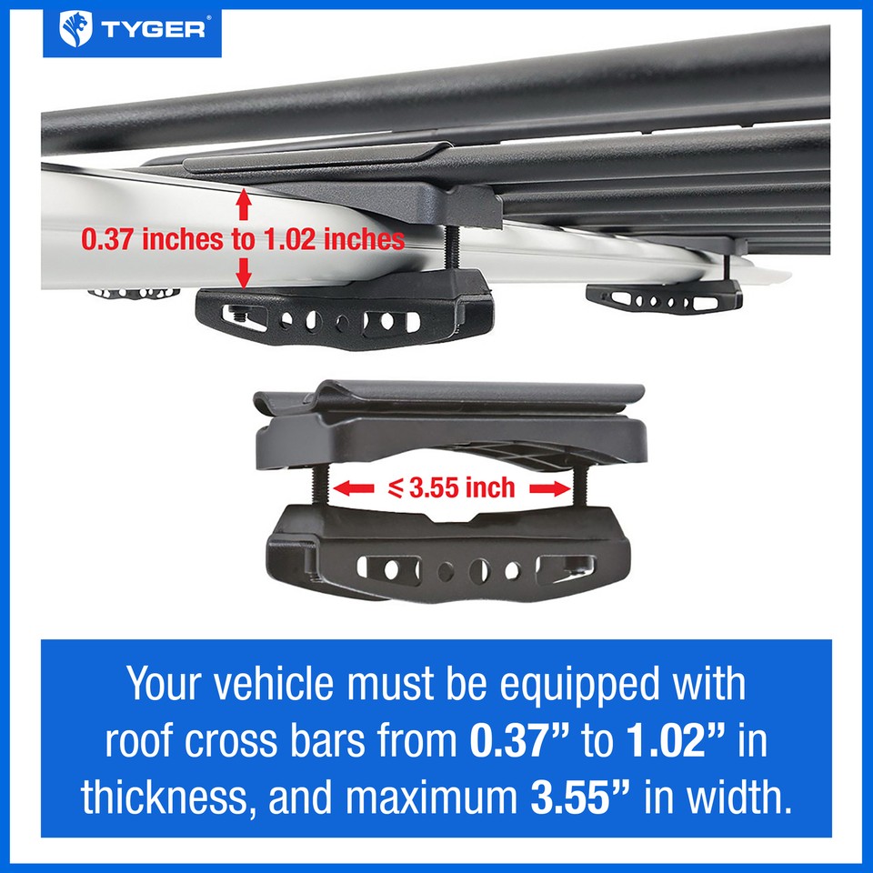 TYGER Heavy Duty Roof Top Cargo Basket Luggage Carrier Rack 47"x37"x6