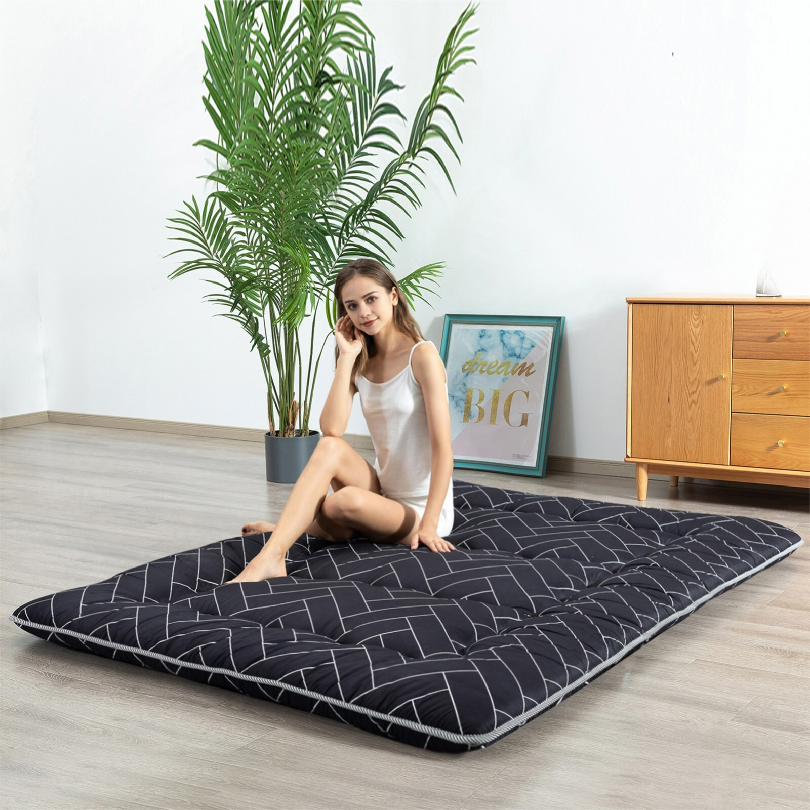MAXYOYO Printed Folding Japanese Futon Mattress eBay