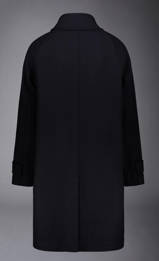Men's English Genderless Doppelgänger Coat, Blue Color, Size 42 IT, new - second product detail image