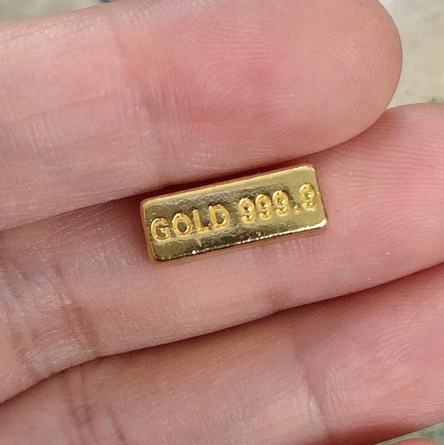 Zum Selbermachen 1/12 Maßstab Goldbarren Hand Gold Ziegel Modell Szene Zubehör für 6" 7" Figur - Bild 6 von 8