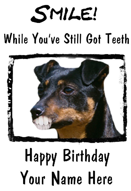 Lancashire Heeler Dog A5 Personalised Card Birthday Anniversary