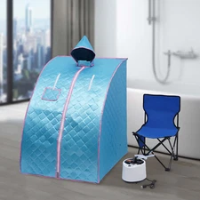 2L Portable Steam Sauna Tent Home Personal Sauna Room Full Body Spa 1000W 110V