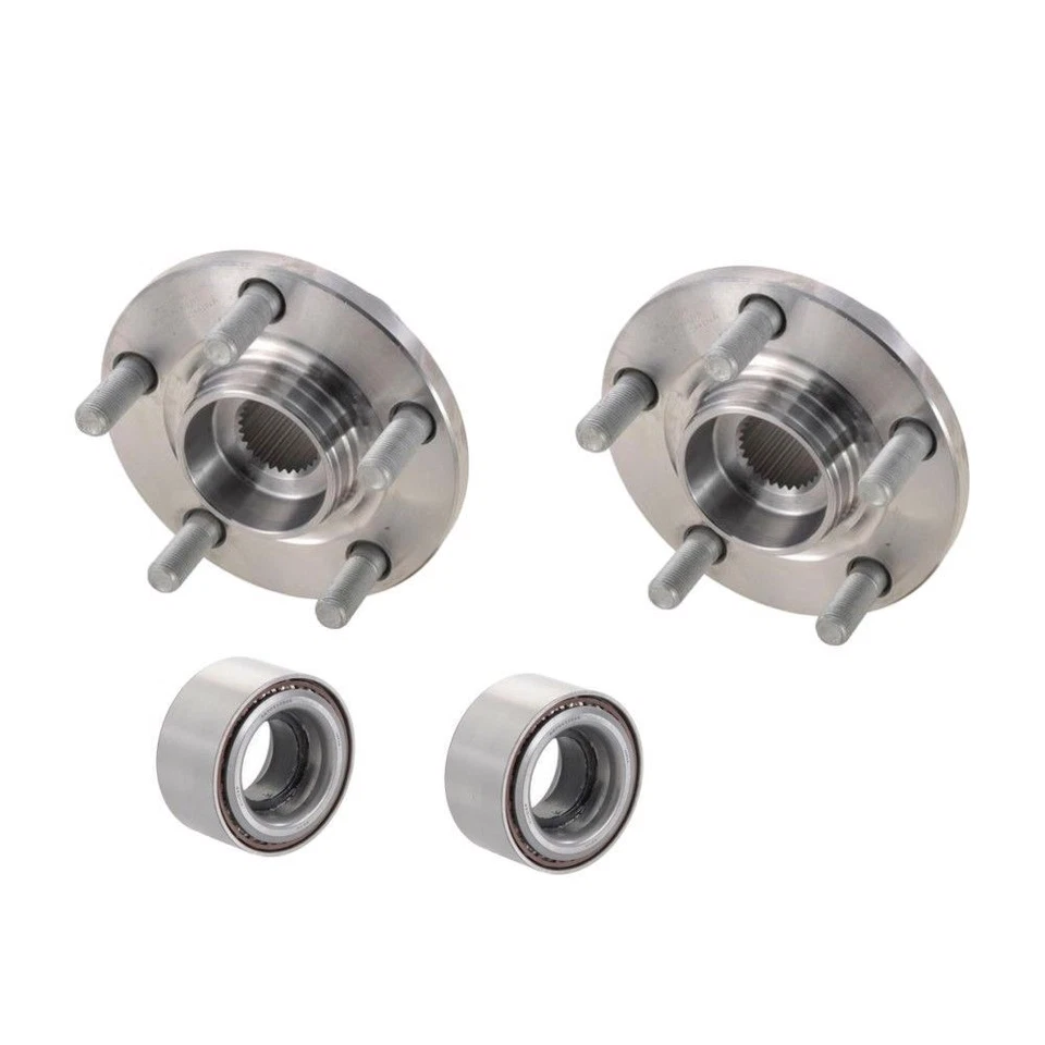 Buje de rueda delantero izquierdo y derecho para Subaru Impreza Forester Legacy Outback par Foto 2 de 4