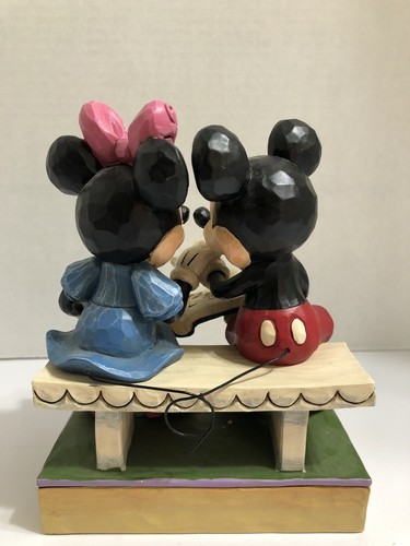 Figurina Jim Shore Disney Tradizioni Topolino e Minnie 85° Anniversario - Foto 9 di 12