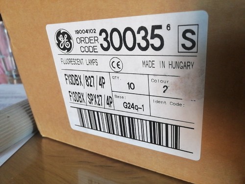 GE F13DBX/T3/827 4Pin wie Dulux D/E 13W 2700K Paket a 10 Stück - Bild 2 von 3