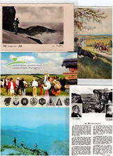 5 pretty hiking postcard - lot 2