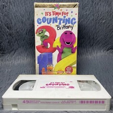 Barney It’s Time For Counting Classic Collection VHS Video Tape Sing Along Songs