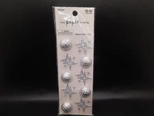 The paper studio Disco Ball & Star Rhinestone stickers 10pc