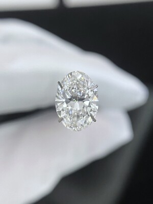 2.35 carat, E Color, VS2, excellent polish, excellent cutting, oval shape lab gr