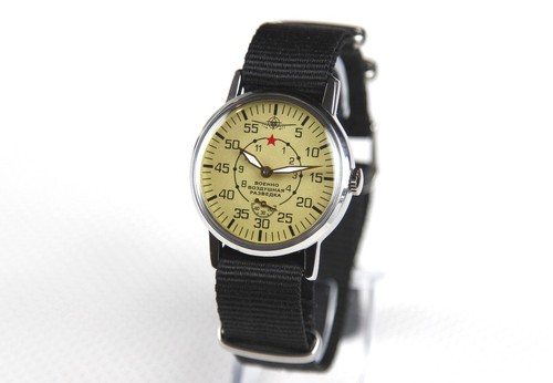Mechanical men's wristwatches POBEDA PILOT Vintage watch Aviation watch - Picture 2 of 12