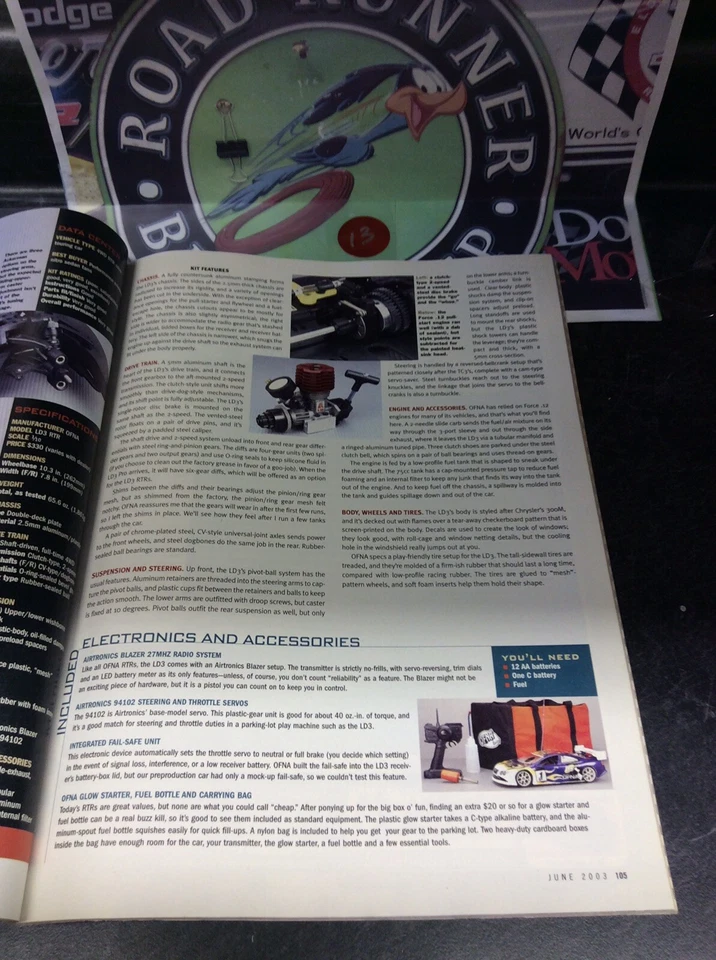 Rc Car Action Magazine June 2003 🇺🇸USA Shipped - Image 2 of 4