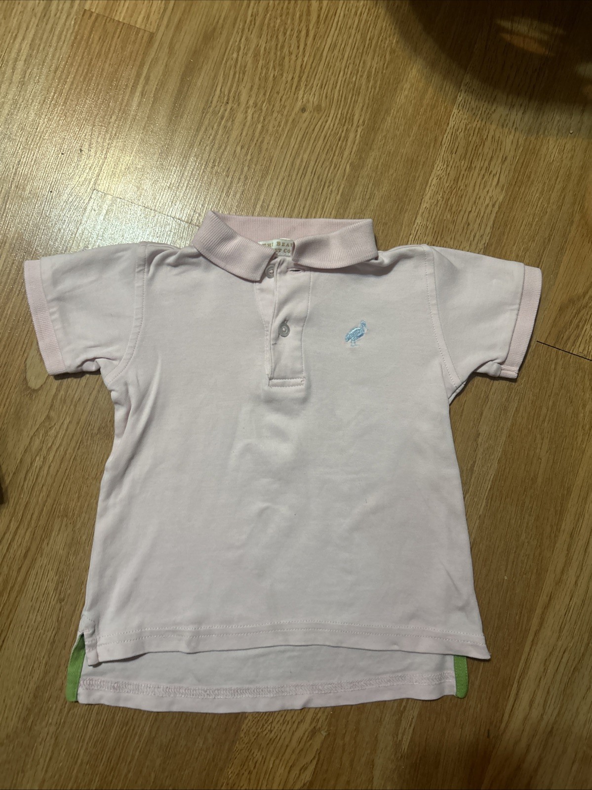 The Beaufort Bonnet Company pink Polo Size 18-24 Months (blue stork)