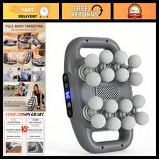 16-Head Deep Tissue Massage Gun Set, 9 Modes Percussion Muscle Pain Relief