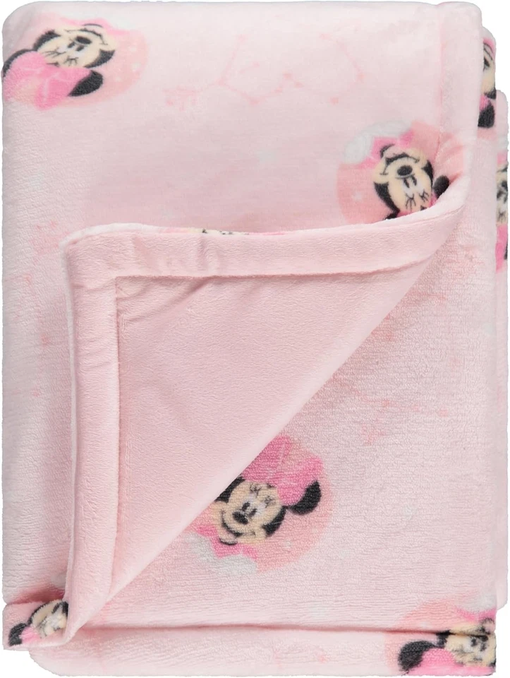 Maus, Minnie Mouse, Winnie The Pooh, Lilo und Stitch 2-lagige Babydecke – - Bild 2 von 4