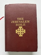Rare/Vintage (1966) Doubleday "The Jerusalem Bible" Bonded Leather Cover