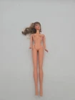 Vintage 1967 Talking BARBIE Doll Nude Brunette Blue Eyes Pink Lipstick No Sound
