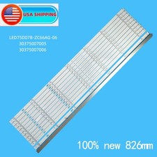 LED Backlight Strips For ONN 100044717 30375007007 30375007008 LED75D07A-ZC66AG