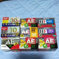 Unused Audio Cassette Tape 35Pack SONY Maxell TDK Normal Position Sealed