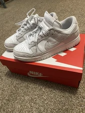 Nike Dunk Low Summit White Photon Dust Womens 8.5 New lightly worn 