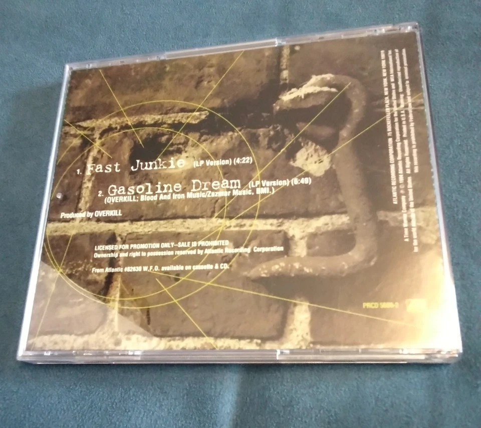 Overkill Fast Junkie Promo CD ( W.F.O. Death Angel Megadeth Slayer Anthrax) - Bild 2 von 3