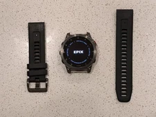 Garmin epix (Gen 2) Sapphire GPS Watch Titanium - Black #603