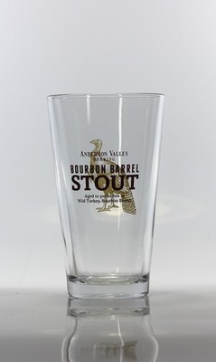 Anderson Valley Brewing Co. Bourbon Barrel Stout Pint Glass