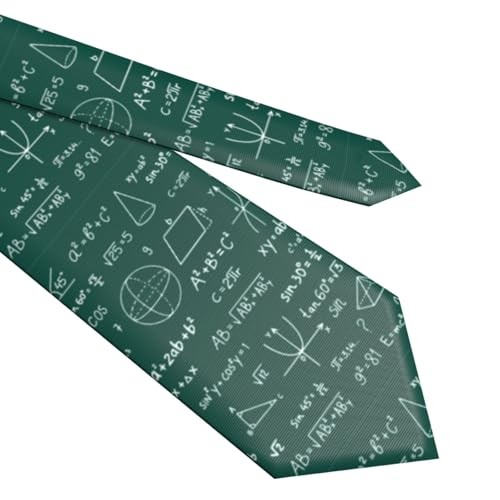Herren Neuheit Krawatte Krawatte Krawatten für Herren Hochzeit Einheitsgröße Mathematik Mathematik - Bild 4 von 7