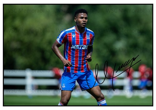 11244. Matheus Franca Signed Pictures (A4 Prints) Crystal Palace Flamengo Vasco