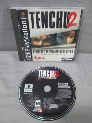 Playstation 1 TENCHU 2 Disc & Manual Only TESTED Sony PS1 One