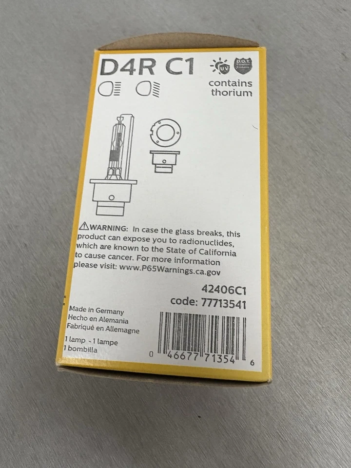 Philips D4rc1 42406c1  HID Headlight Bulb New Old Stock - Image 3 of 4