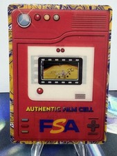 Pok mon Mewtwo Battle Arena 35MM Film Cell FSA Display Card 2000 Movie