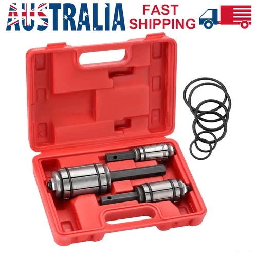 3 PCS Car Tail Pipe Expander Set Muffler Exhaust Pipe Dent Remover Tool Kit RED