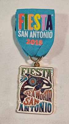 2018 Sea World San Antonio Fiesta Medal