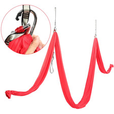 Aerial Yoga Swing Set 6M / 20Ft Red Trapeze Yoga Hammock Kit Yoga Flying Sling I