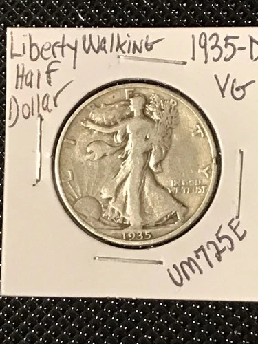 1935-D Liberty Walking Half Dollar  VG