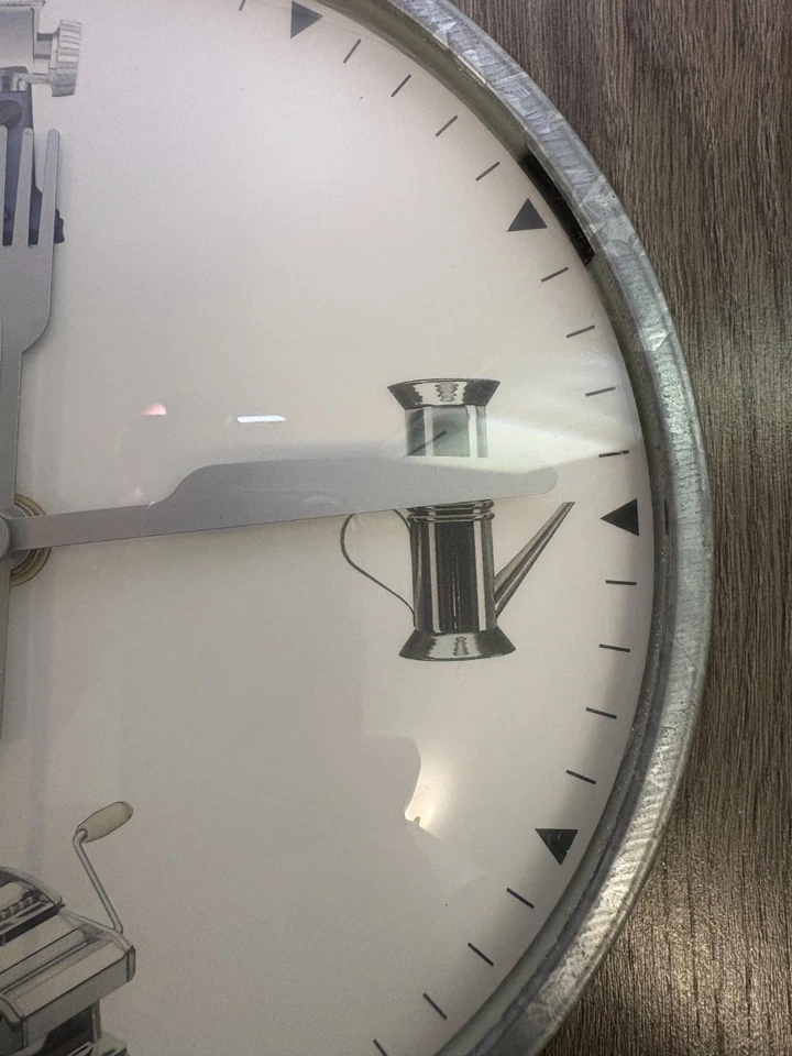 Infinity Instruments Wall Clock – 8" Kitchen Theme Retro Culinary Design – 2002 - Image 4 of 4