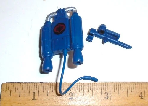 GI Joe Accessory 2007 Cobra Air Trooper     JUMP Jet Backpack with weapon