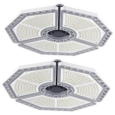  2 Pack LED Garage Light, 140W 18500 Lumens Lighting, 6000K Daylight With 