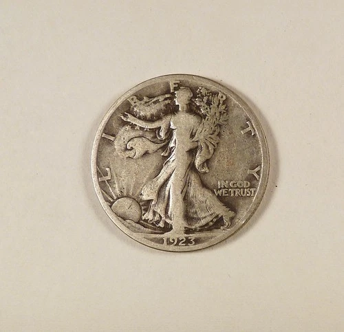 1923-S Walking Liberty Half Dollar, grades VG/FN, For the Date Collector.