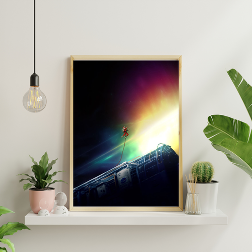 Poster Esplorazione Spaziale e Tela - Arte Astronauta, Decorazione Avventura Cosmica - Foto 7 di 9