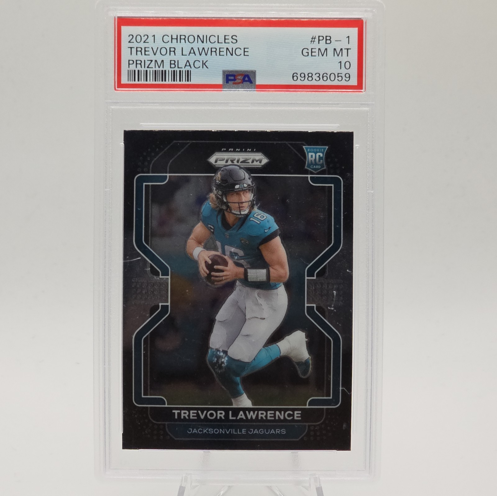 Trevor Lawrence Panini Chronicles Prizm Black #PB1 Base