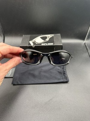 Oakley Splice Crystal Black/Matte Black w/Grey Lenses 03-724 | eBay