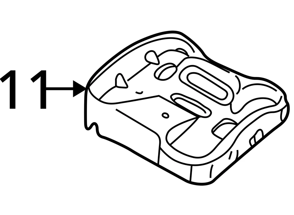 Pontiac Oldsmobile Grand Am Alero 1999-2005 cuadro ASM D/asiento Cush 22617600 nuevo Foto 3 de 3