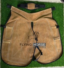 Pro Leather Farrier Apron  Magnetic Tool Pockets  Back Support  Hoof Chaps