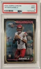 2024 Topps Chrome - Rookies Jayden Daniels #201 (RC)  PSA 9