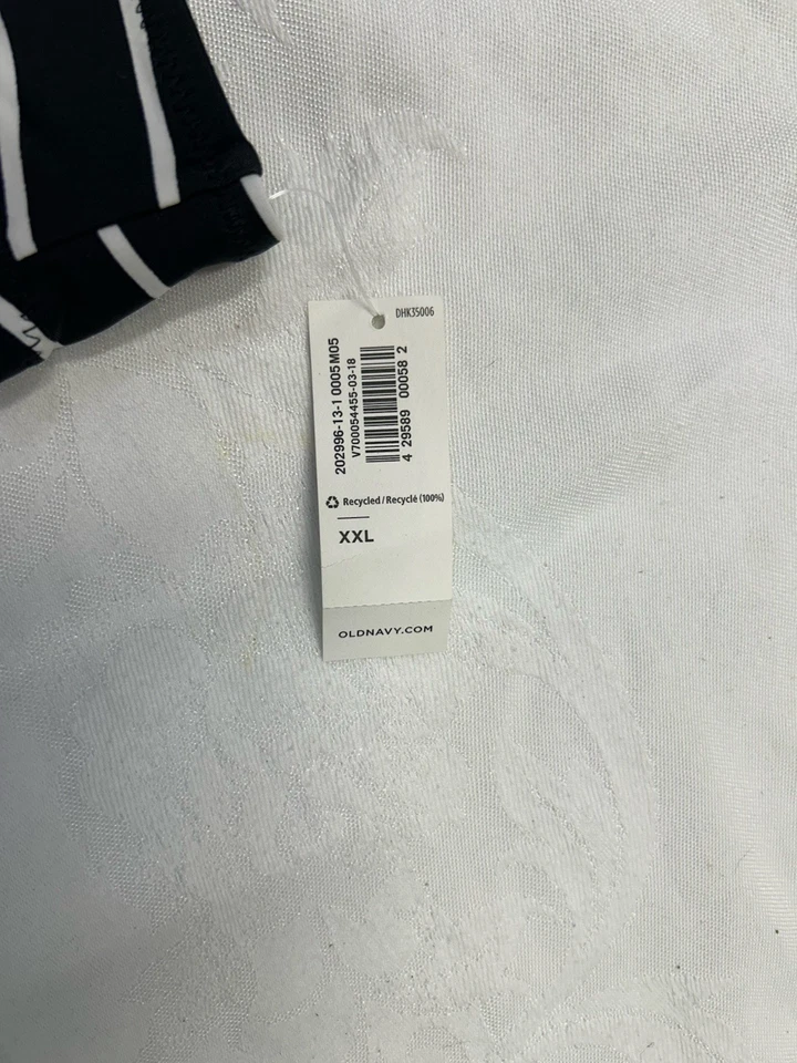 Old Navy Women's MidRise White/black Stripe Swim Bottoms, Size 2XL.NWT.   3H - Image 3 of 4